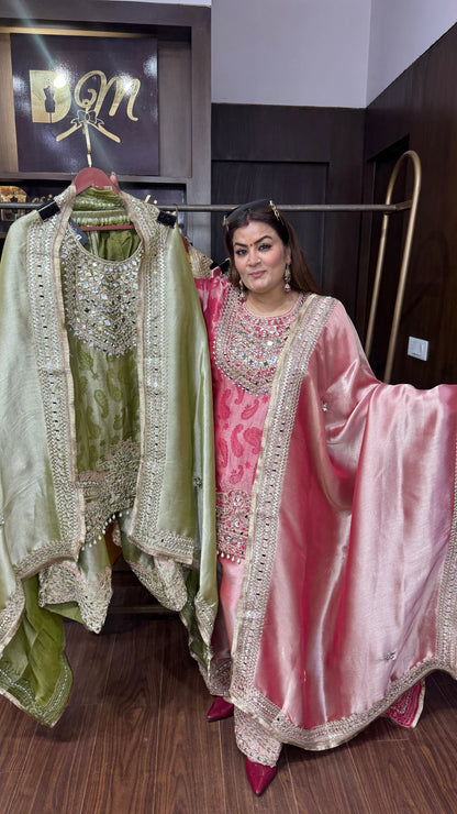 Ishika (Ziraff Tissue Farshi Salwar Suit)