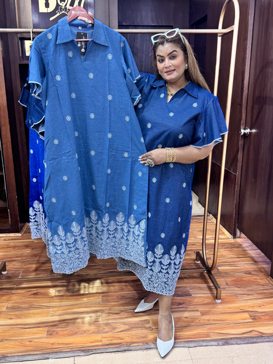 cotton denim dress