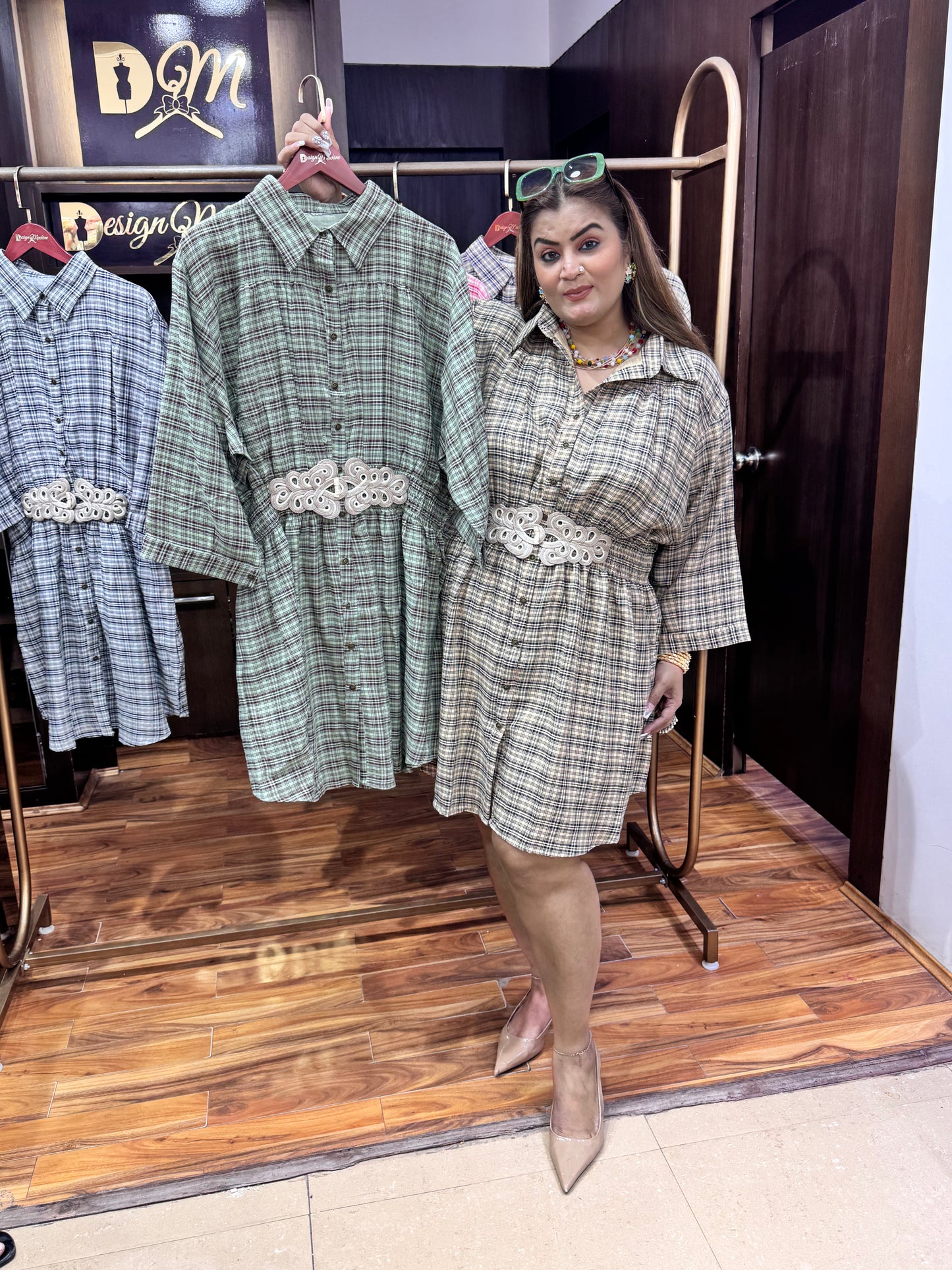 cotton short dress