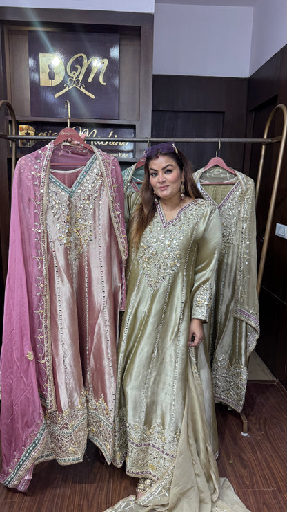 Ridhima (Glass Tissue Anarkali Suit)
