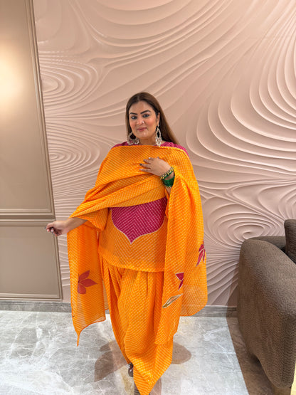 Reva (Beautiful Soft Kota Cotton Full Lining Lehriya)