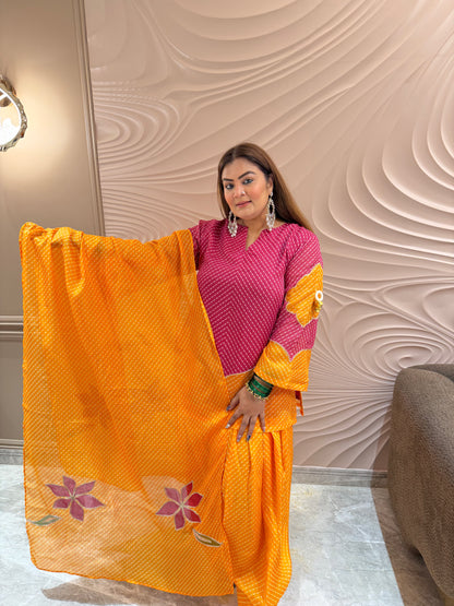 Reva (Beautiful Soft Kota Cotton Full Lining Lehriya)