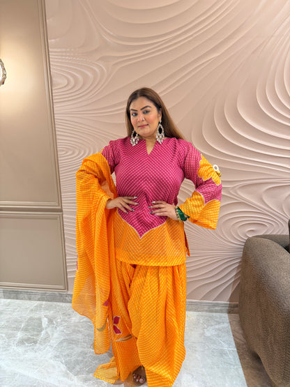 Reva (Beautiful Soft Kota Cotton Full Lining Lehriya)