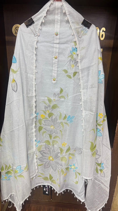 Zelina (Malmal Cotton Unstitch Suit)