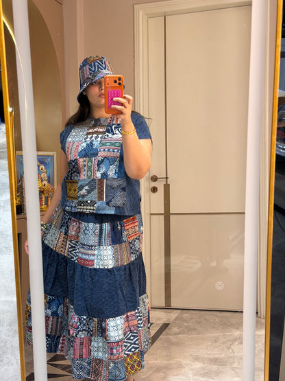 Evira (Soft Denim Set)