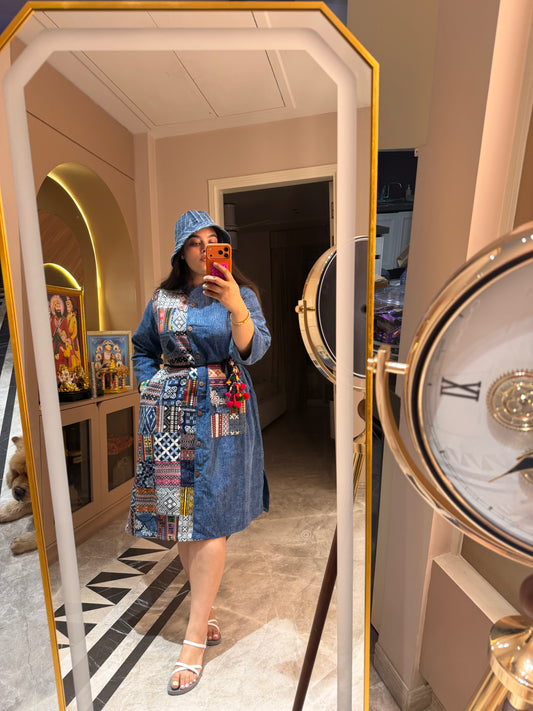 Amaira (Premium Quality Denim Dress)
