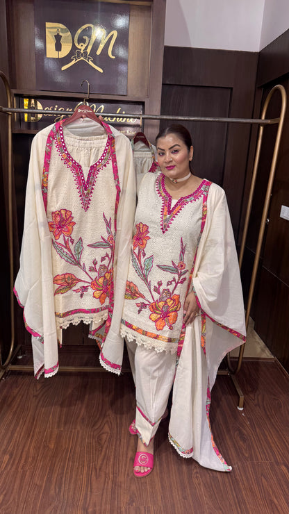 Mehrunisa (Hakoba Chikan Fabric Suit)