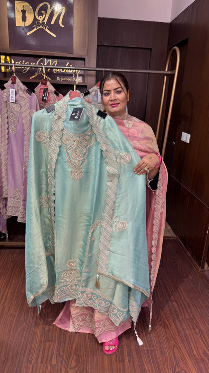 Zara (Glass Tissue Unstitch Suit)