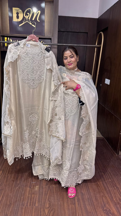 Alina (Glass Tissue Unstitch Suit)