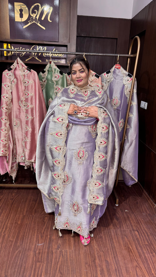 Aanya (Glass Tissue Unstitch Suit)