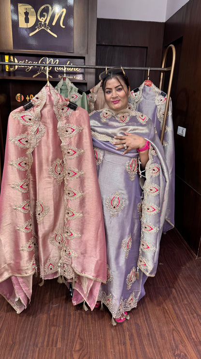 Aanya (Glass Tissue Unstitch Suit)