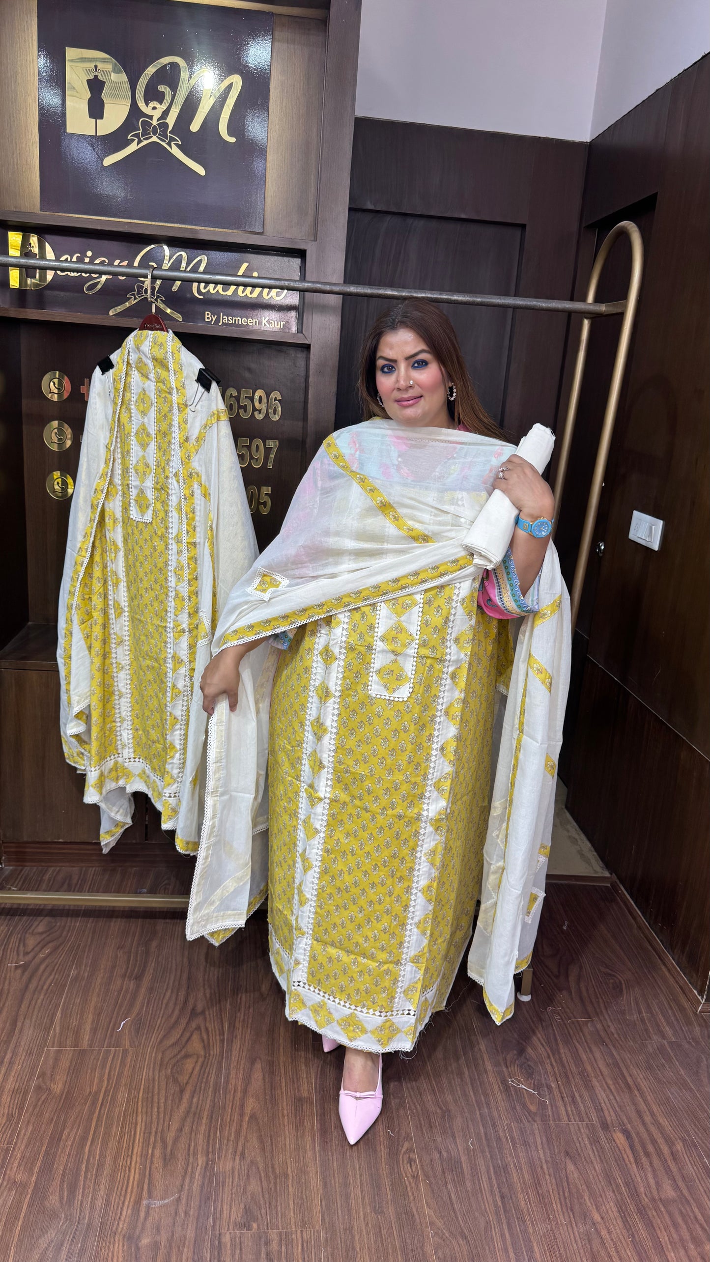 Tara (Cotton Unstitch Suit)