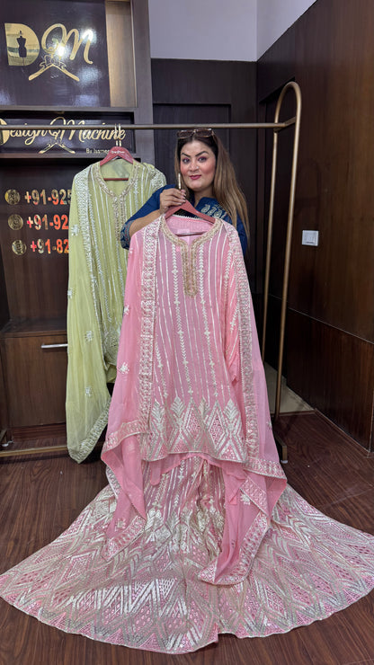 Navisha (Semi-Stitched Suit)