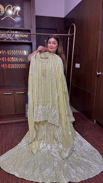 Navisha (Semi-Stitched Suit)