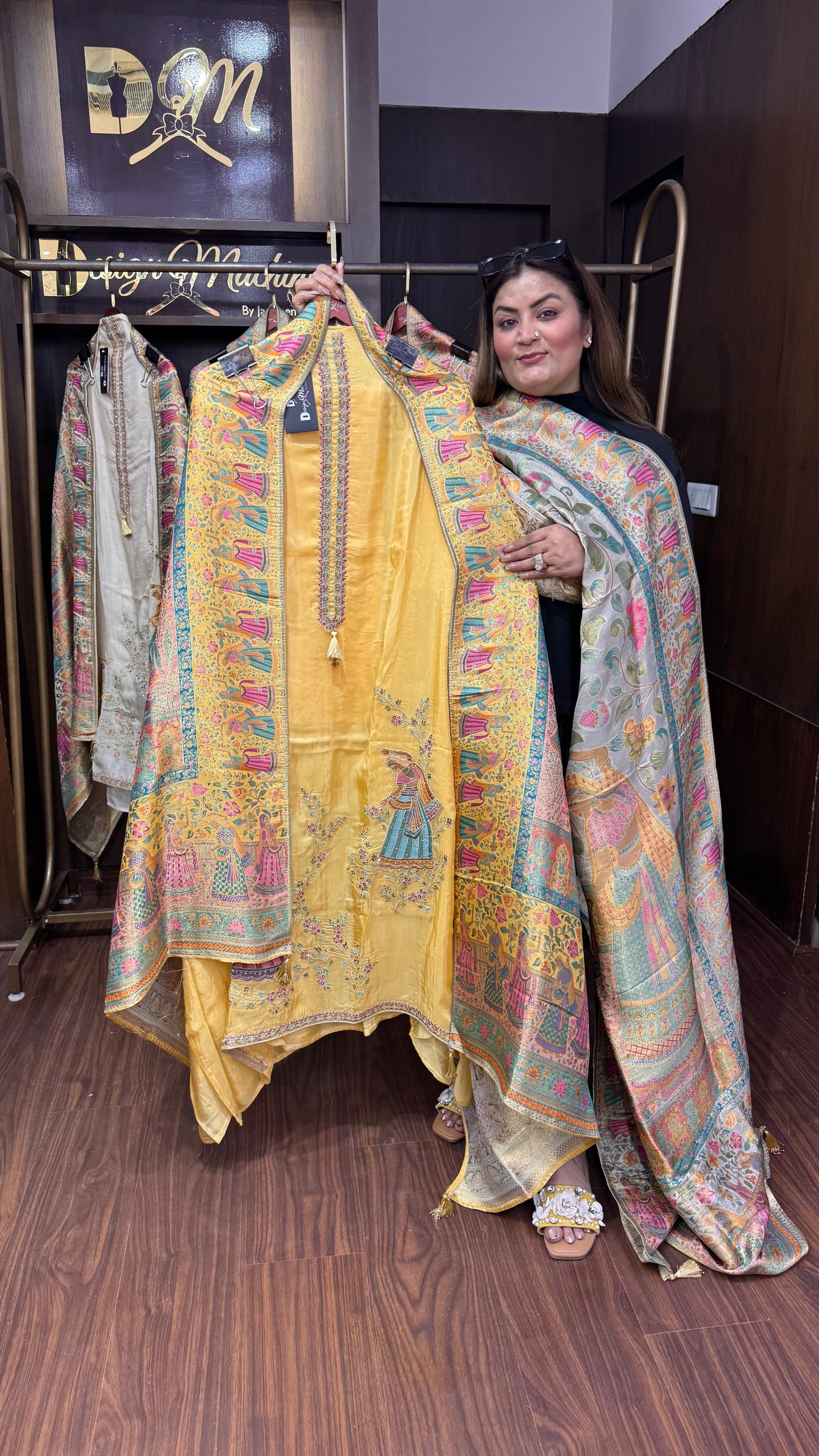 Kashvya Pure Crepe (Unstitch Suit)