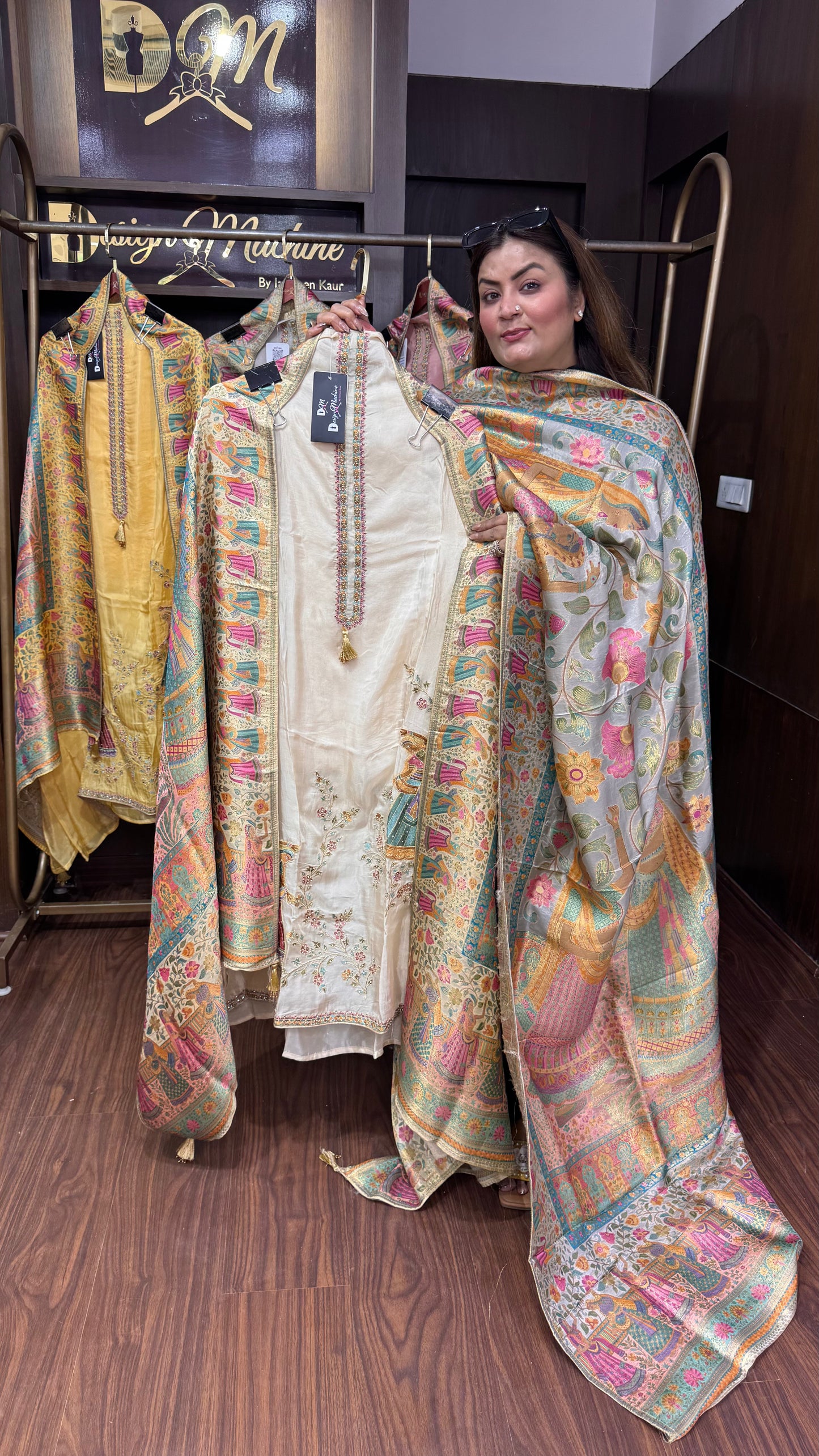 Kashvya Pure Crepe (Unstitch Suit)