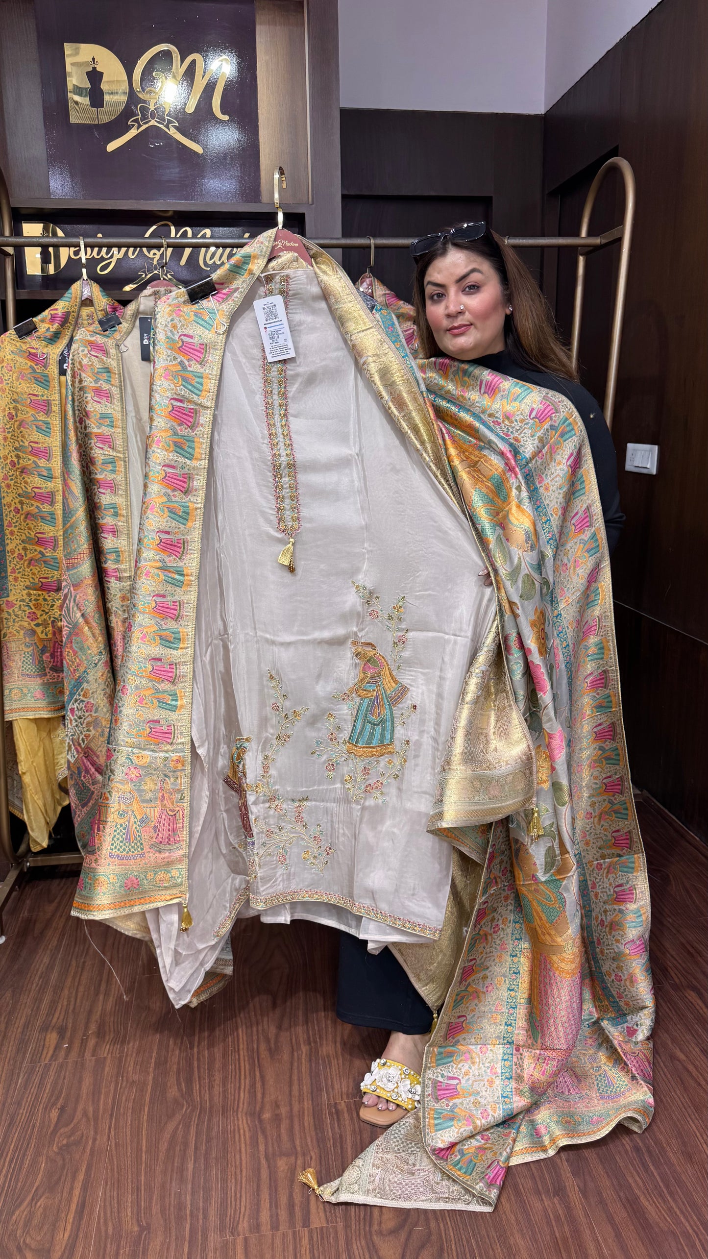 Kashvya Pure Crepe (Unstitch Suit)
