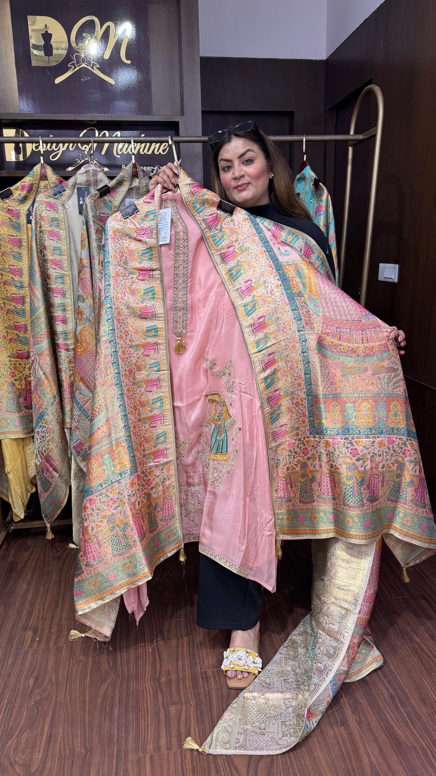 Kashvya Pure Crepe (Unstitch Suit)
