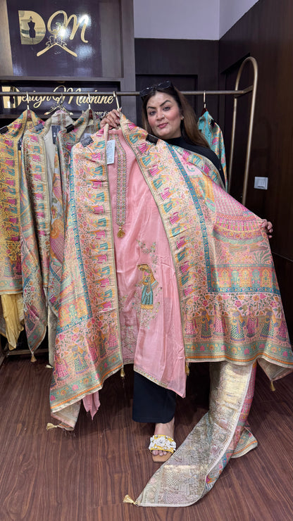 Kashvya Pure Crepe (Unstitch Suit)