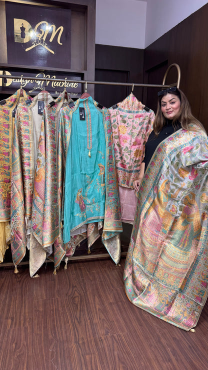 Kashvya Pure Crepe (Unstitch Suit)