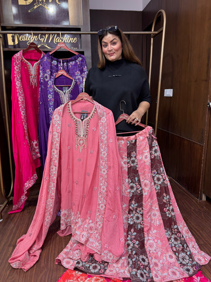 Kyraani (Semi-Stitched Suit)