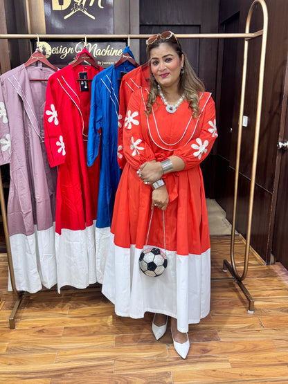cotton anarkali dress