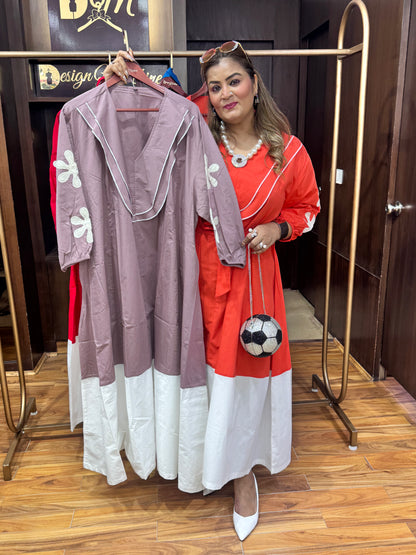 cotton anarkali dress