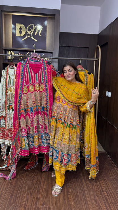 Evania (Glass Tissue Anarkali Suit)