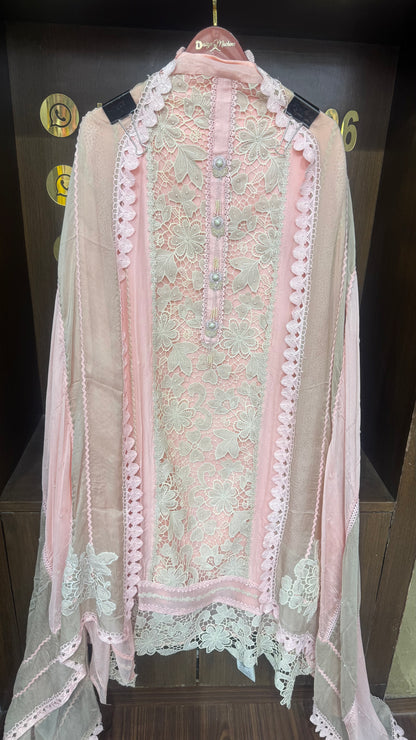 Ivara (Organza Tissue Fabric Unstitch Suit)