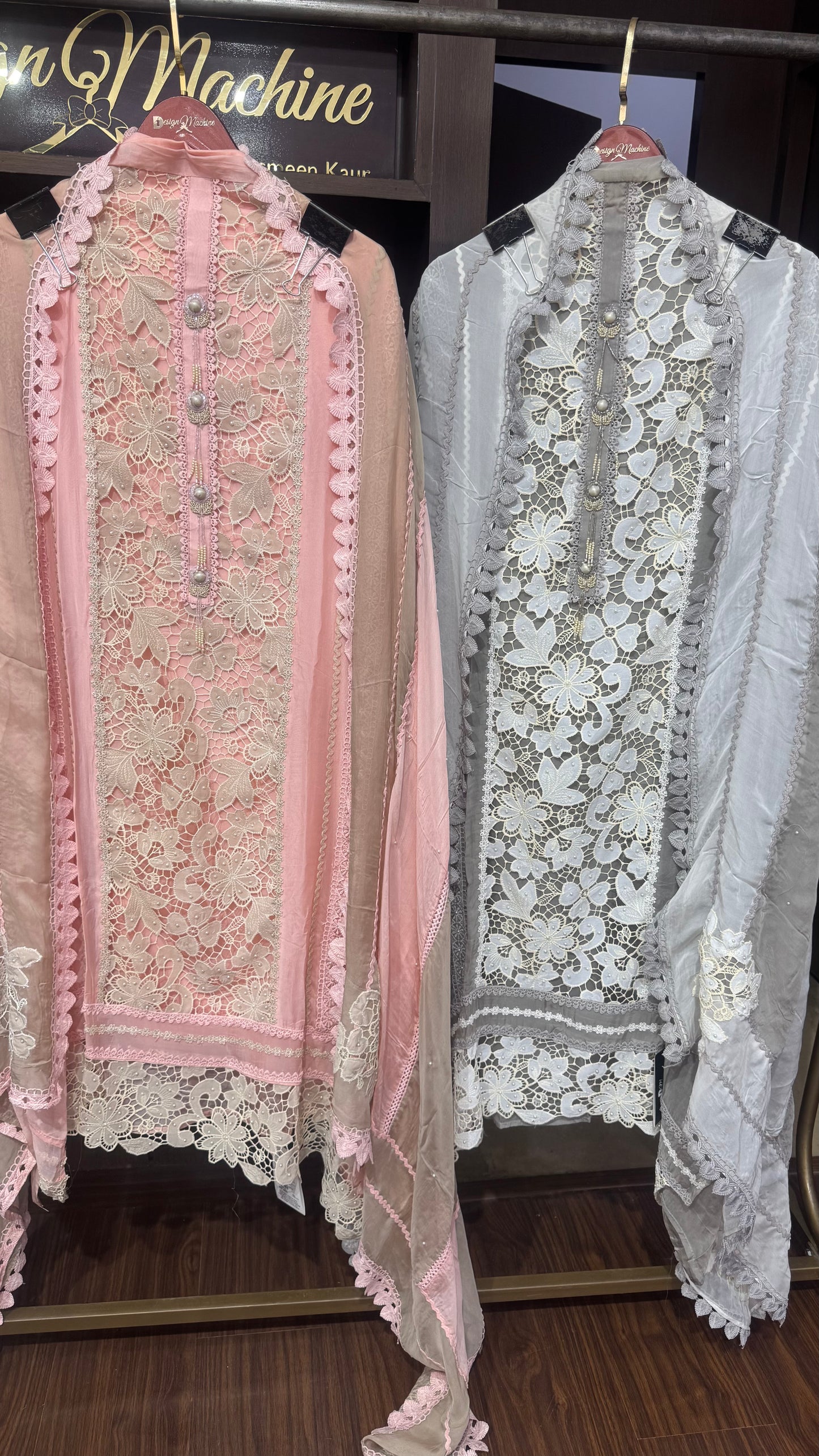 Ivara (Organza Tissue Fabric Unstitch Suit)
