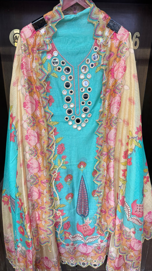 Vira (Cotton Unstitch Suit)