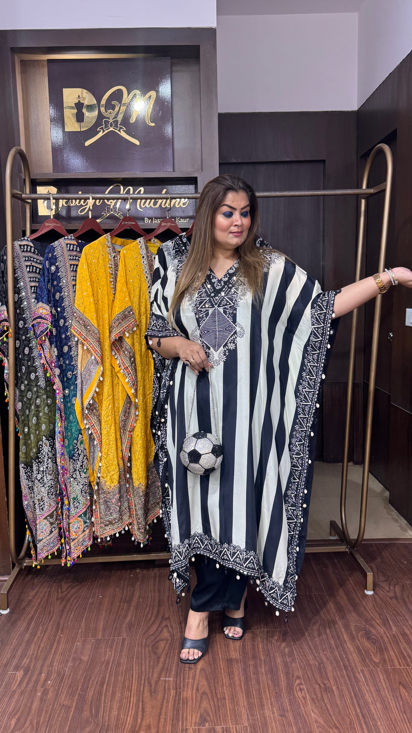 Nyserah (Pure Crepe Kaftan)