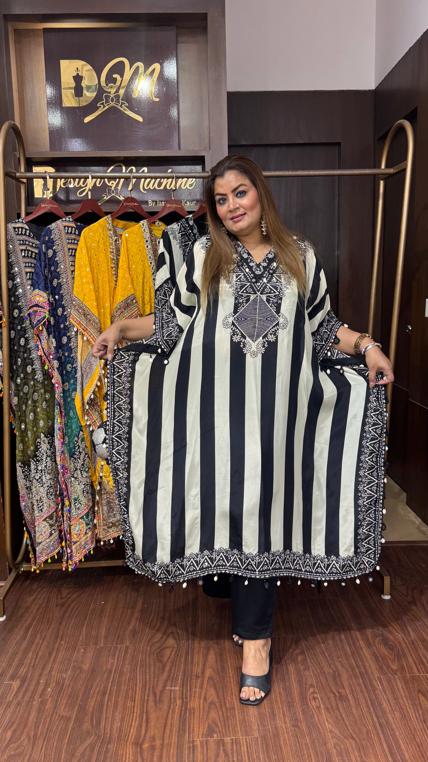 Nyserah (Pure Crepe Kaftan)