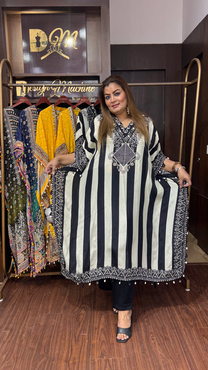 Nyserah (Pure Crepe Kaftan)