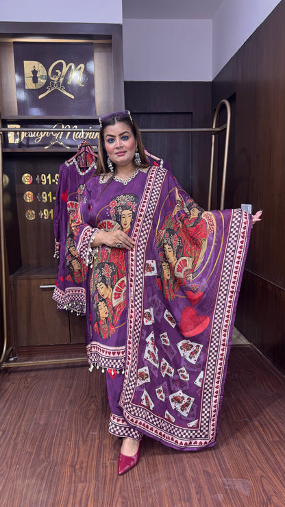 Lunavira (Pure Crepe Suit)