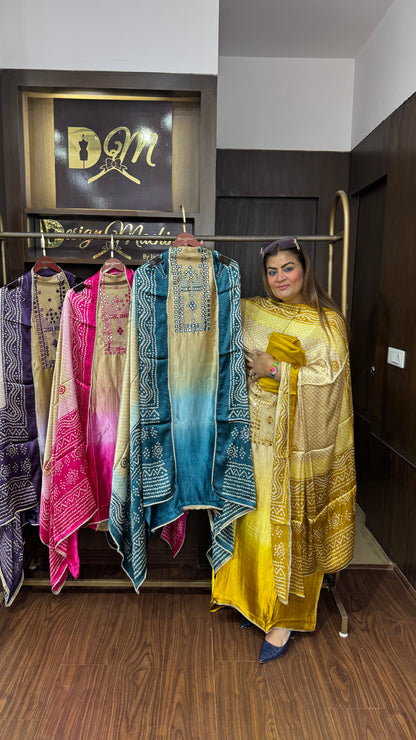 Gajji Silk Fabric (Unstitch Suit)