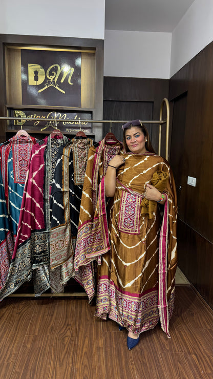 Beautiful Gajji Silk (Unstitch Suit)