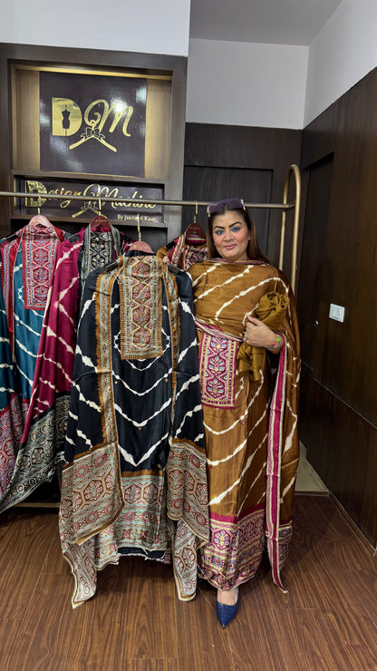 Beautiful Gajji Silk (Unstitch Suit)