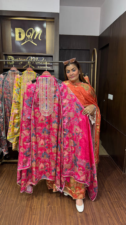 Orivia Gajji Silk (Unstitch Suit)