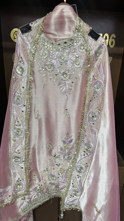 Siya (Ziraf Tissue Fabric Unstitch Suit)