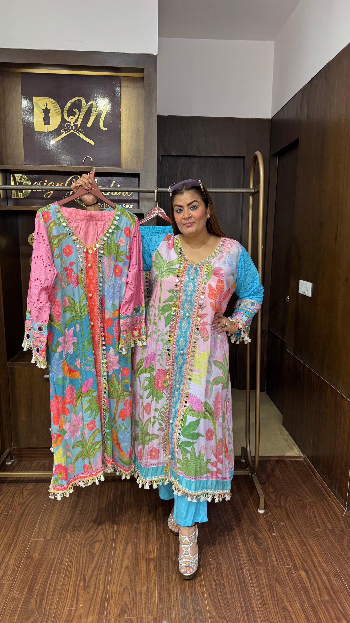Inaaaya (Pure Crepe Fabric Cordset)