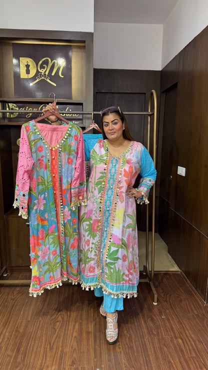 Inaaaya (Pure Crepe Fabric Cordset)