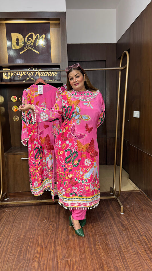 Zivara Pure Crepe Cordset