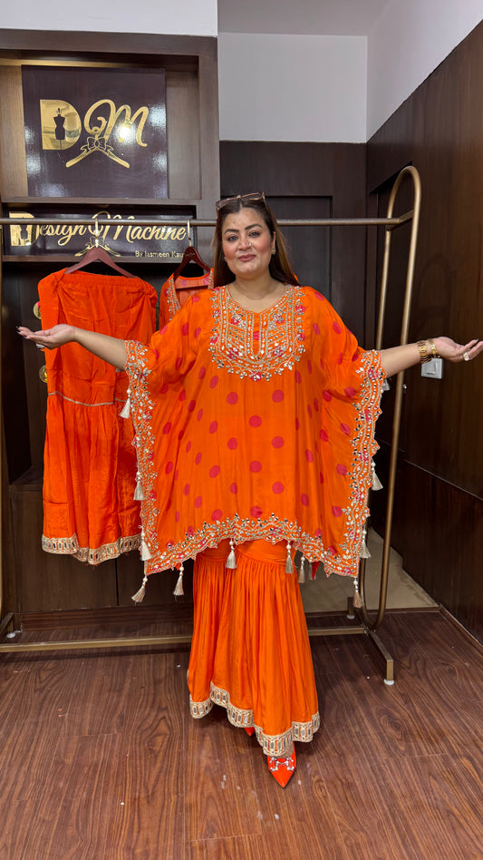 Aarohi Silken Crepe Kaftan