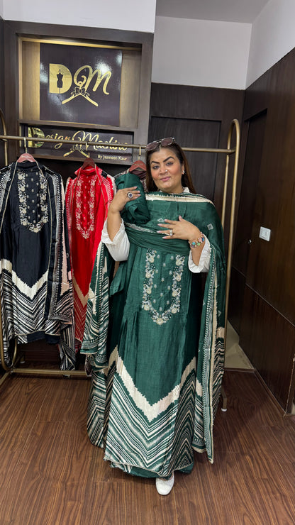 Irica Gajji Silk Fabric (Unstitch Suit)