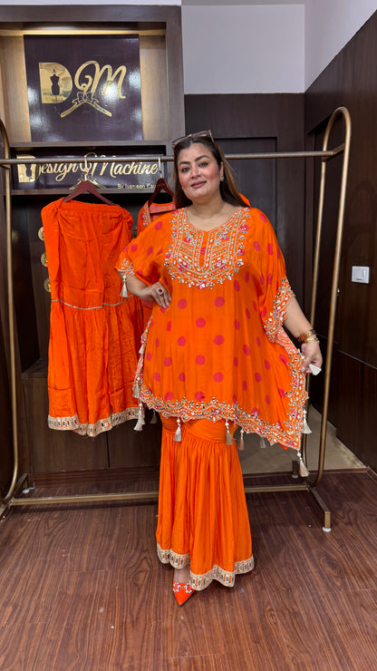 Aarohi Silken Crepe Kaftan