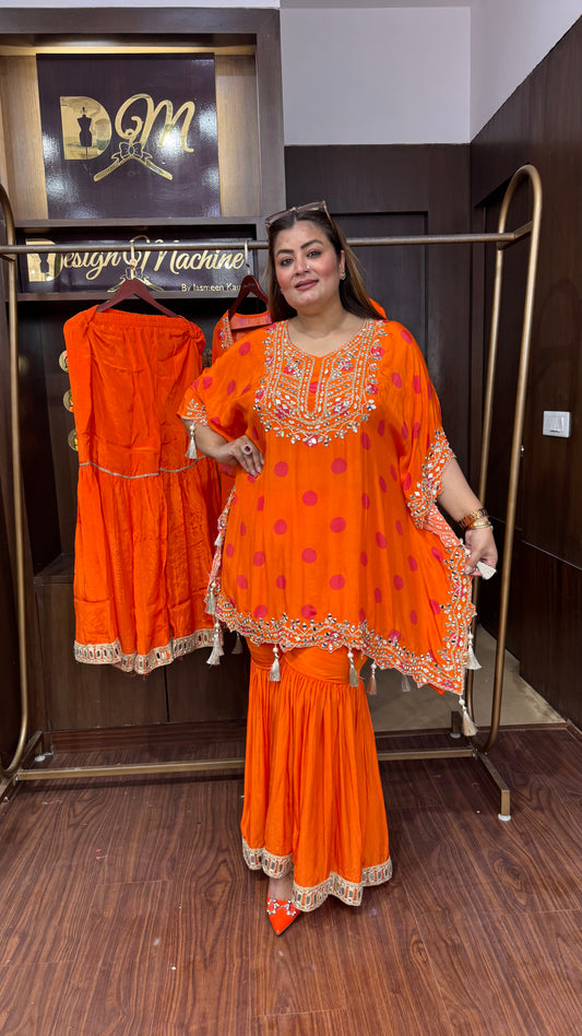 Aarohi Silken Crepe Kaftan