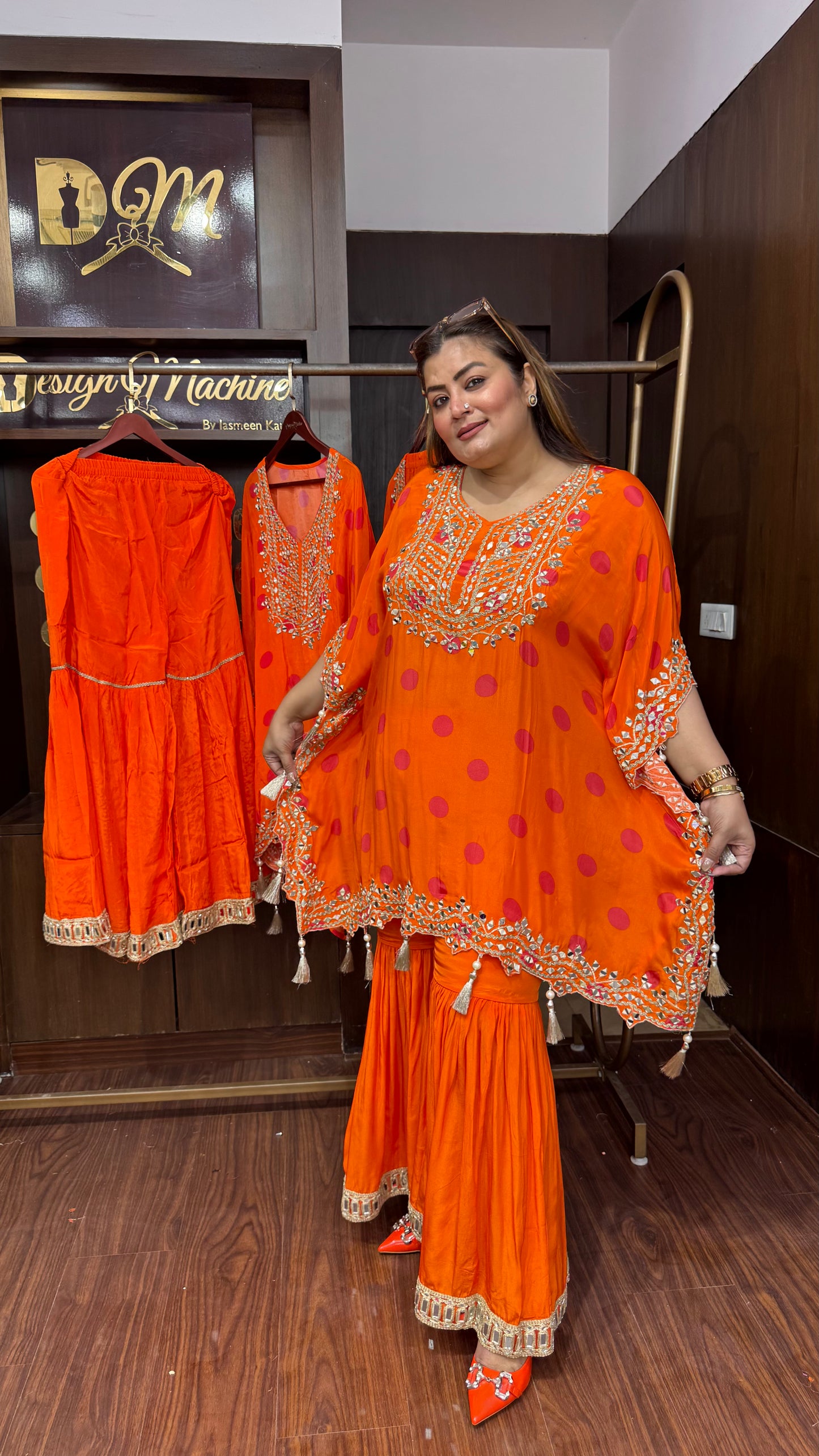 Aarohi Silken Crepe Kaftan