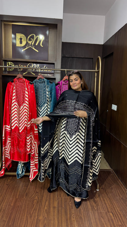 Aaina Gajji Silk Fabric (Unstitch Suit)