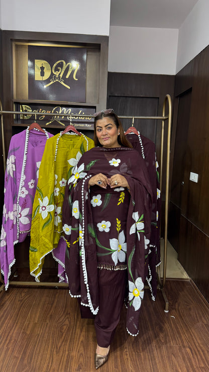 Pure Glass Tissue (Farshi Salwar Suit)